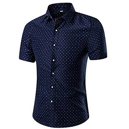 Men's Cool Punk Slim Fit Short Sleeve Shirts