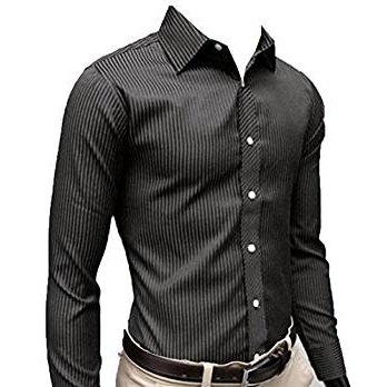 Men's Casual Button Lapel Stylish Wild Stripe Slim Comfy Dress Shirt