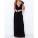 Women, birthday elegant slim V-neck swing dress, super sexy