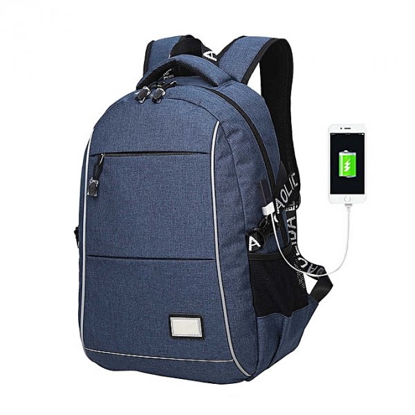 USB Charging Men 15.6inch Laptop Backpack Women Backpack  School Backpack