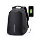 Anti Theft Waterproof Laptop Backpack With USB Charging Port